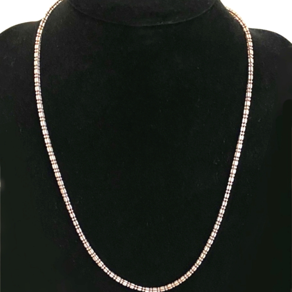 Rare Silpada 925 Sterling Dot Dash Chain Necklace N2078